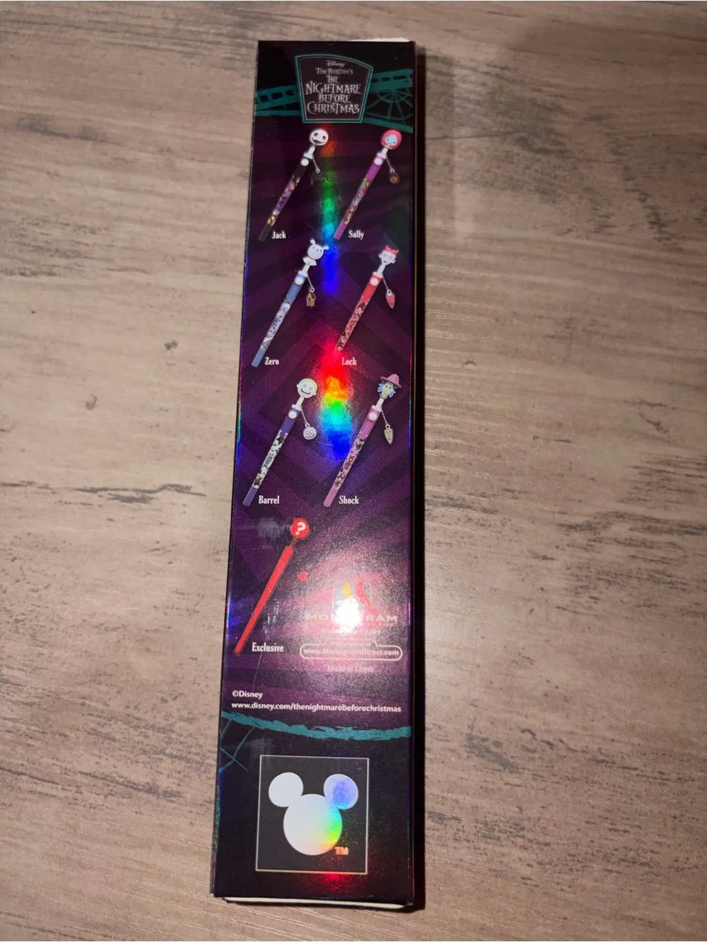 🆕💜 Disney Nightmare Before Christmas 3D Spinning Pen Blind Box NIB Monogram